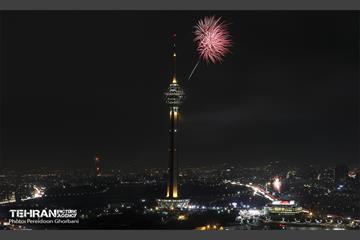 نور افشانی پایتخت از فراز برج میلاد  11