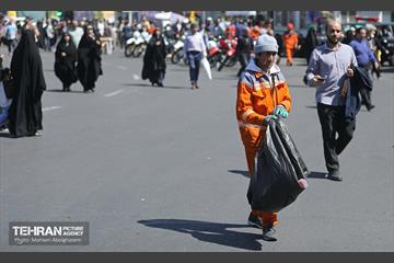 خدمات شهرداری تهران در پایان روز قدس 19