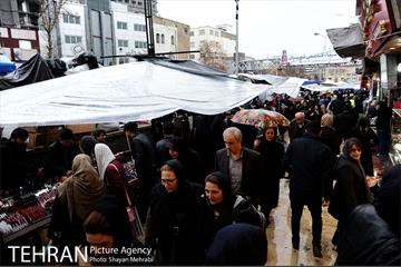 بارش باران در تهران 13