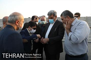 بازدید شهردار تهران از ضلع جنوبی خیابان استاد معین در پادگان جی 13