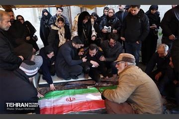 مراسم تشییع مرحوم محمدهادی چمران برادر مهدی چمران 7