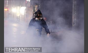 آئین رونمایی از تجهیزات جدید سازمان آتش نشانی پایتخت در ضدعفونی اماکن عمومی 11