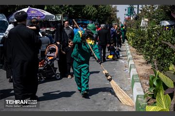 خدمت‌رسانی شهرداری تهران به جاماندگان اربعین حسینی 2