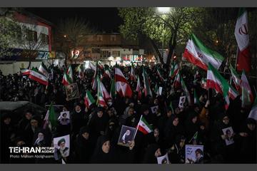 عزاداری هفتمین روز شهادت رهبر انقلاب در میدان بریانک 19