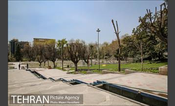 بوستان نیاوران در یک روز آفتابی 8