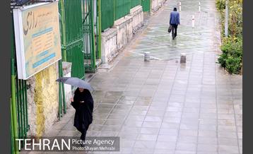 بارش باران پاییزی در تهران 24