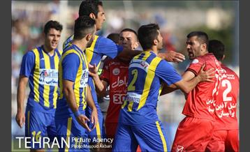 دیدار گسترش فولاد و پرسپولیس در لیگ برتر فوتبال 13