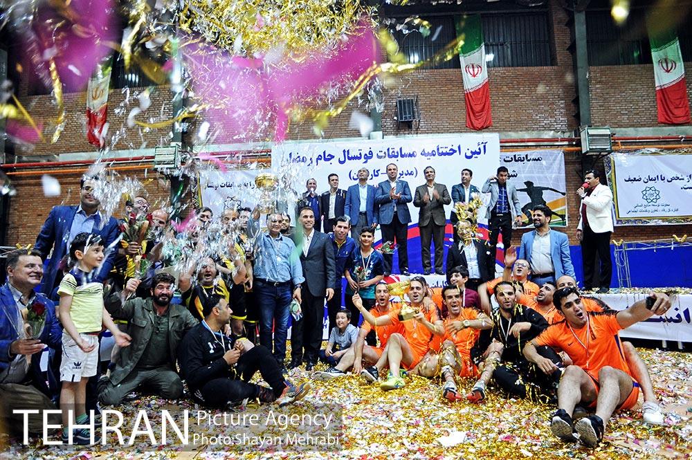 آئین اختتامیه مسابقات فوتسال جام رمضان شهرداری تهران 44
