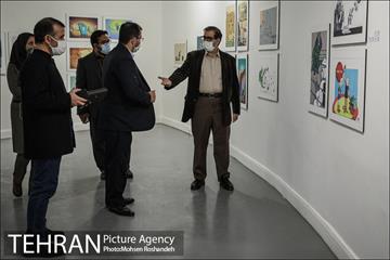 بازدید مدیران شهری و اعضای شورای شهر تهران از نمایشگاه تهران از منظر هنرمندان-2 6