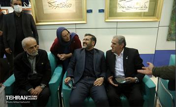 بازدید هنرمندان پیشکسوت و وزیر ارشاد از نمایشگاه قرآن 21