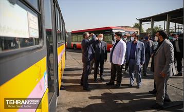 بازدید اعضای شورای شهر از مرکز اورهال سامانه شماره 2 اتوبوسرانی 26