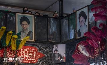 جایگاه زنان در طبقه دوم تکیه حصار بوعلی