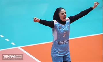 دیدار دو تیم والیبال زنان مهرسان و پیکان تهران 4