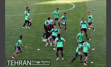 تمرین تیم ملی فوتبال