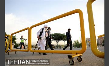 اقامه نماز عید فطر افغانستانی های اهل تسنن مقیم تهران 17