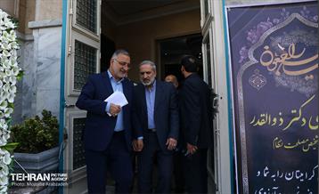 مراسم ترحیم والده سردار ذوالقدر