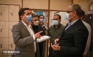 بازدید رئیس سازمان مدیریت بحران شهرداری تهران از گرمخانه خاوران 16