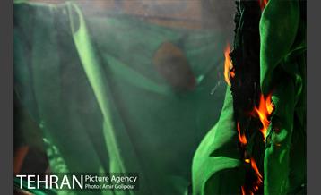 مراسم آتش زدن خیمه ها در ظهر عاشورا‎ 32