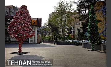 المان های نوروزی در خیابان ولی عصر(عج)  17