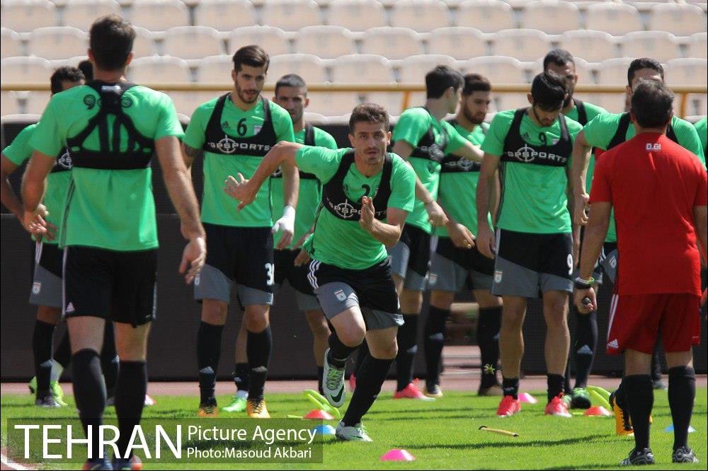 تمرین تیم ملی فوتبال 4