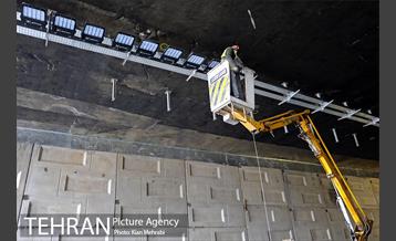 زیرگذر استاد معین قبل از افتتاح 52