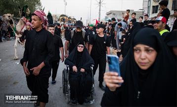 کاروان نمادین اسرای کربلا در مسیر طویریج  40