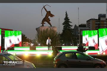 آیین رونمایی از مجسمه آرش کمانگیر 6