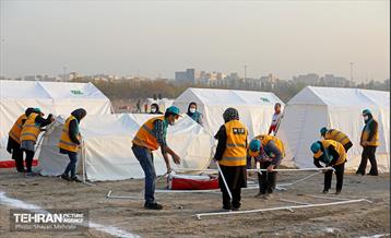 مانور تمرین اسکان اضطراری کلانشهر تهران 60