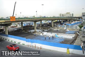 عملیات جمع آوری پل گیشا و احداث زیرگذر 9