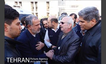 تشییع پیکر شهید آتش نشان سید احسان جامعی 2