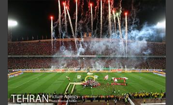 جشن قهرمانی تیم فوتبال پرسپولیس