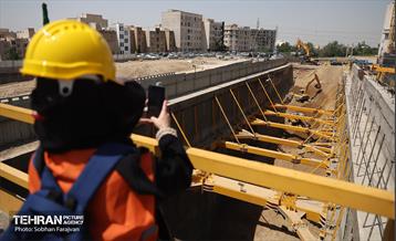 بازدید اصحاب رسانه از روند اجرایی پروژه احداث خط ۱۰ متروی تهران 41