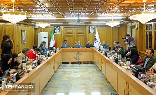 نشست خبری رئیس شورای اسلامی شهر و اعضای کمیسیون برنامه بودجه  12