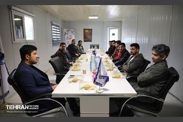 بازدید دانشجویان از پروژه مقاوم‌سازی پل تقاطع بزرگراه همت و رودخانه کن 2