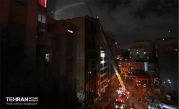 آتش‌سوزی در بیمارستان گاندی تهران 56