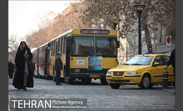 آیین رونمایی و بهره برداری از ناوگان حمل و نقل پاک با حضور دکتر قالیباف 7