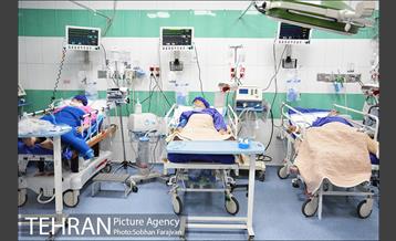 بخش بیماران کرونایی بیمارستان بعثت 34