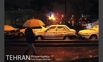 بارش برف در تهران 24