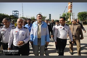 بازدید رییس مدیریت بحران کشور از مرکز آموزش آتش‌نشانی شهرداری تهران 26
