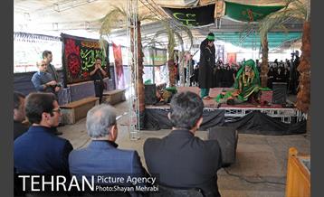 حضور شهردار تهران در مراسم عزاداری تاسوعای حسینی، بازار تهران 6