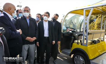 مراسم افتتاح نمایشگاه حمل و نقل پاک 3