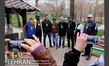 مسابقه پیاده روی و جهت یابی در پارک ملت 33