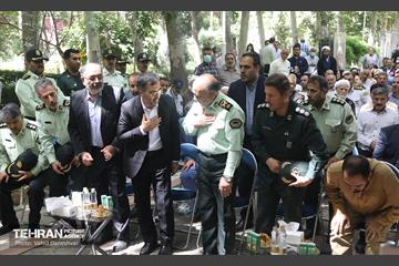 آیین نام گذاری پل بهاران به نام شهید امنیت محمدعلی بایرامی