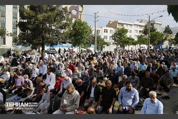 اقامه نماز عید سعید فطر در محله شهران 47