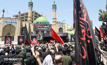 عزاداری ظهر عاشورا در میدان شهید طهرانی مقدم