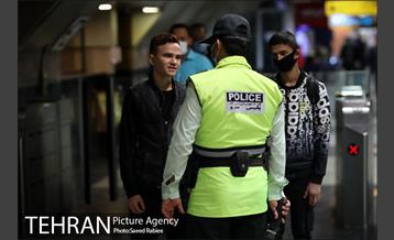 بازدید سخنگوی دولت از طرح استفاده اجباری ماسک در مترو 3