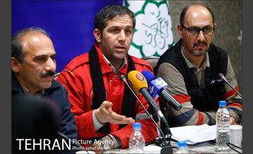 نشست خبری آتش سوزی ساختمان اداری میدان ولیعصر(عج) 14