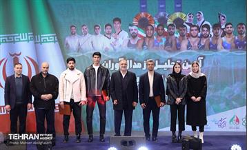 تجلیل از مدال‌آوران المپیک پاریس در شهردار تهران 5