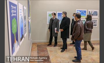 بازدید مدیران شهری و اعضای شورای شهر تهران از نمایشگاه تهران از منظر هنرمندان-3 21