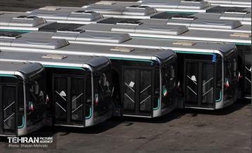ورود اتوبوس‌های دوکابین جدید به تهران 33